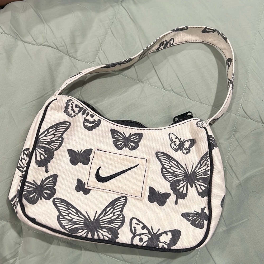 Nike butterfly reworked/altered shoulder bag